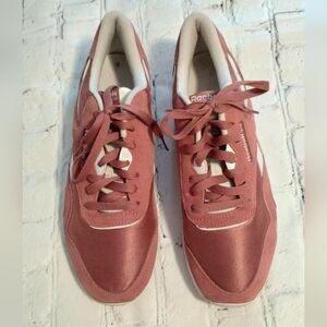 Reebok Women's Mauve And White Sneakers
